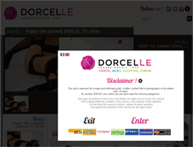 Tablet Screenshot of dorcelle.com